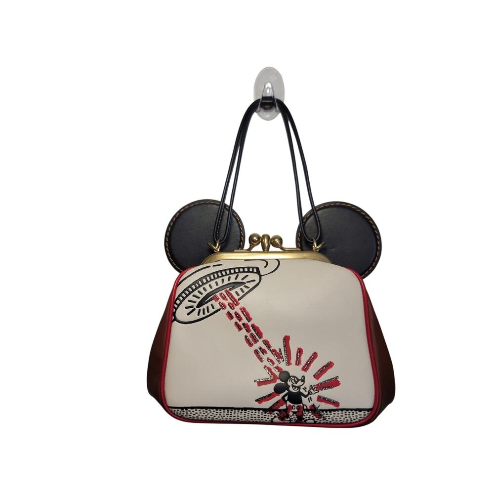 COACH x Disney x Keith Haring Mickey Mouse Kisslock Bag - Limited Edition